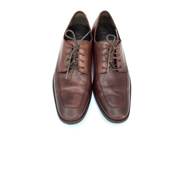 Cole Haan Men Apron Toe Derby Lace Up Oxford Brown Leather Size 8 M dress shoes main image 9